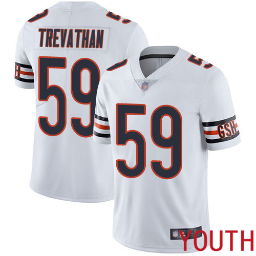 Chicago Bears Limited White Youth Danny Trevathan Road Jersey NFL Football #59 Vapor Untouchable
